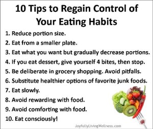 10 Tips to Regain Control of Your Eating Habits