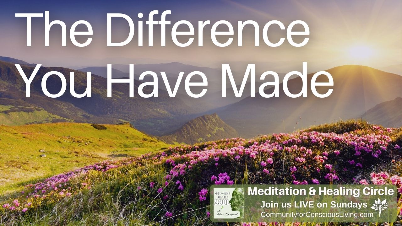 The Difference You've Made (You Make a Difference) - Community for ...