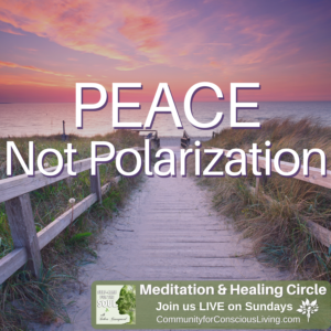 Peace, Not Polarization