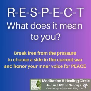 What does it mean to respect yourself?