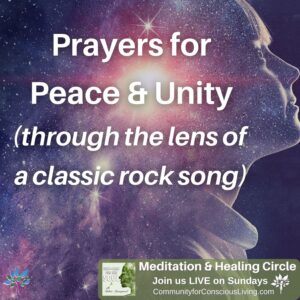 Prayers for Peace through the lens of a Classic Rock Song